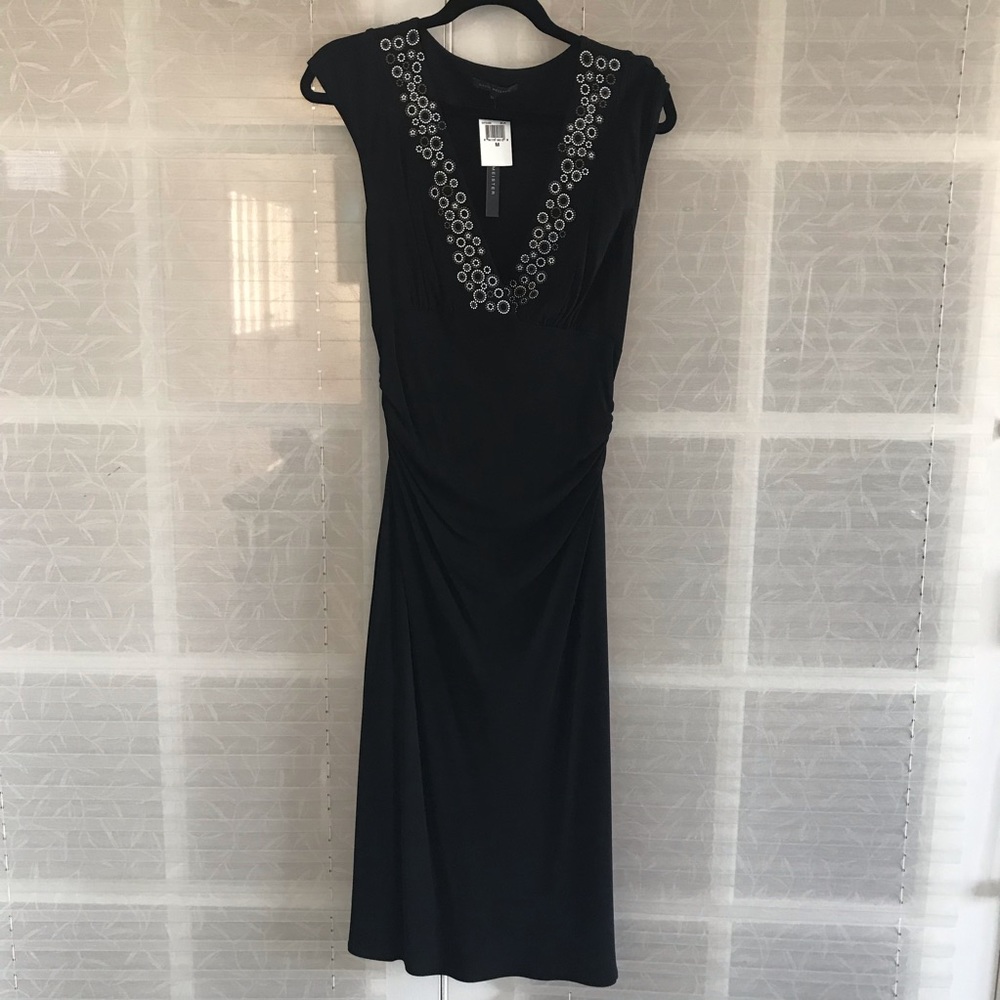 NWT David Meister Black Cocktail Dress
